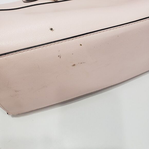 Libby Edelman Pink Satchel with Adjustable Strap for Shoulder Bag and Crossbody - Picture 7 of 12